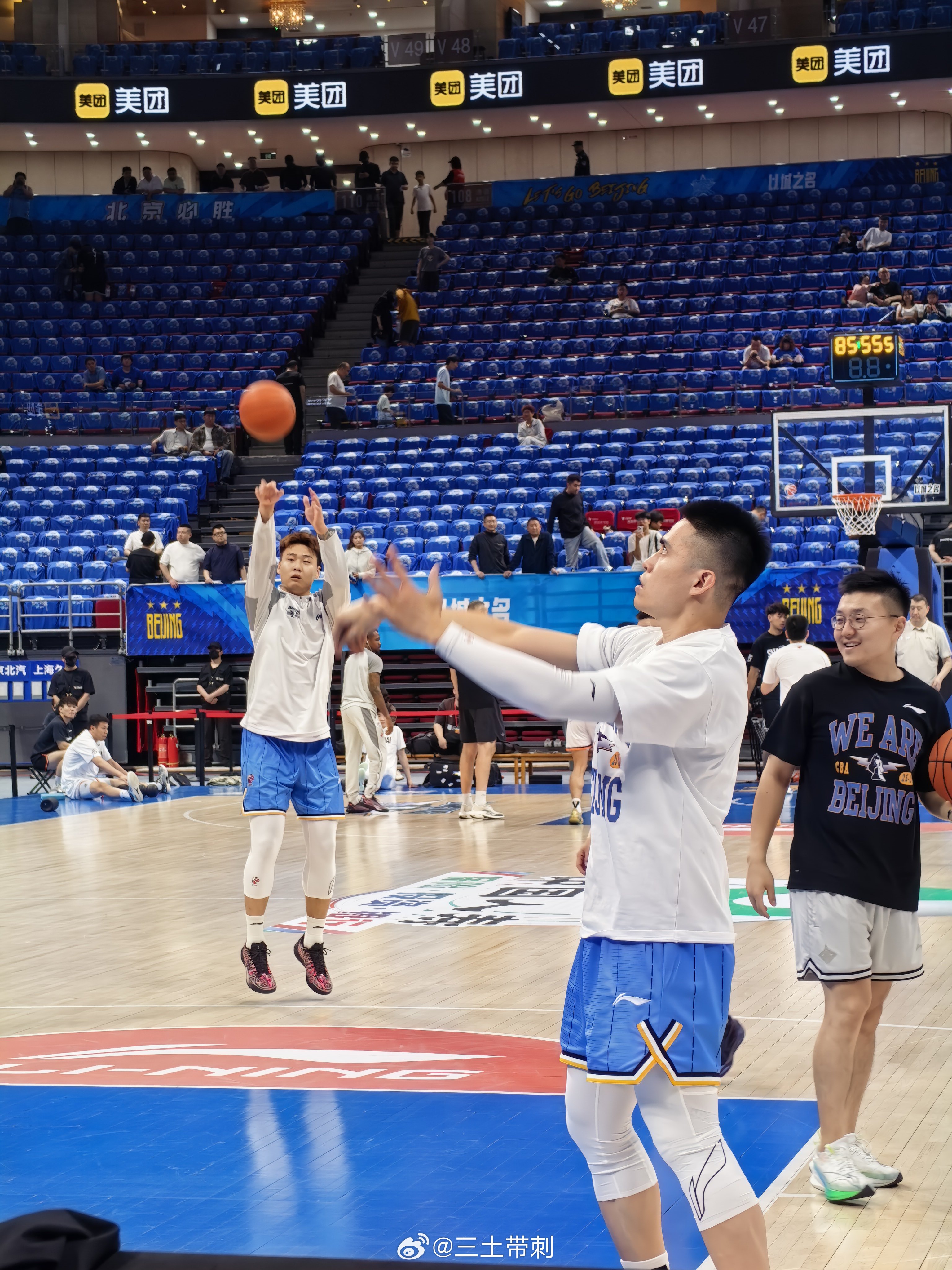 cba季后赛  跟老塔说了：干！ CBA 北京·五棵松