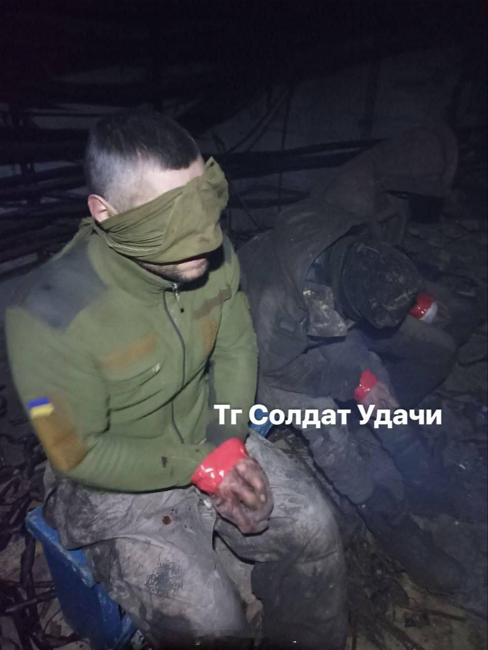 一些乌克兰士兵在阿瓦迪夫卡地区被俘。 ​​​