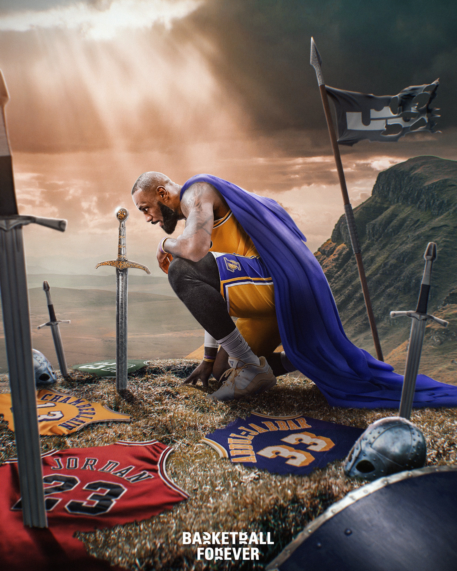 德怀恩-韦德谈勒布朗-詹姆斯：“他会继续超越所有人。当一切尘埃落定，当你回顾他的