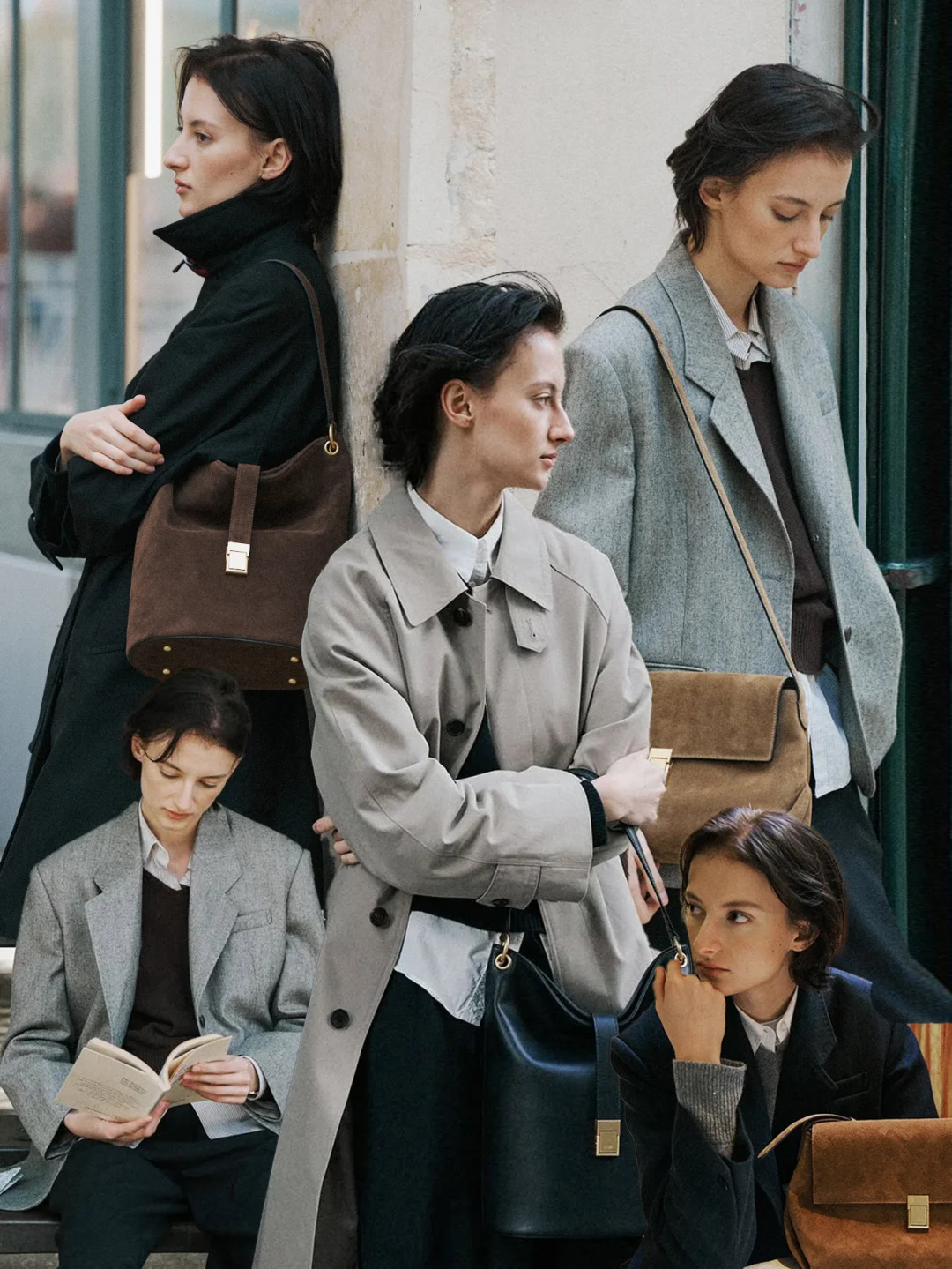 高智通勤风~文艺复古的知识分子穿搭