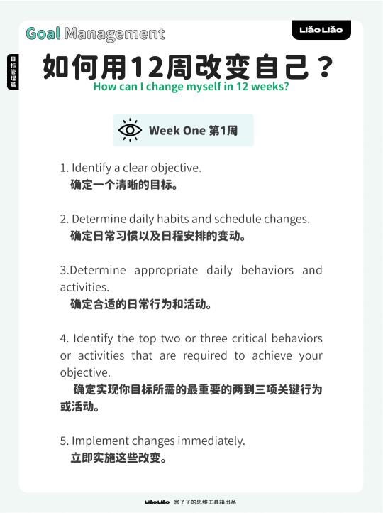 如何用12周改变自己？