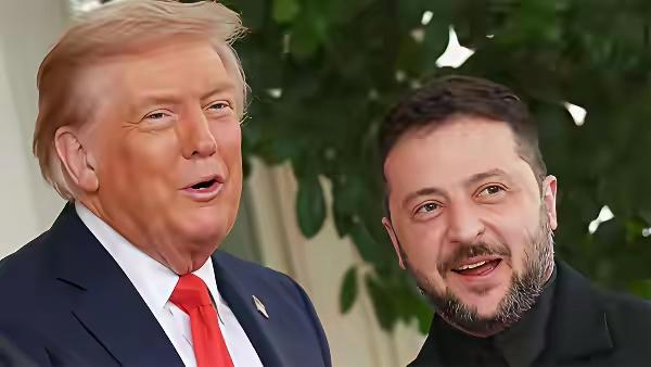 他们两个的表情都是勉强的、虚伪的、尴尬的，用我们的话讲叫做“皮笑肉不笑”。