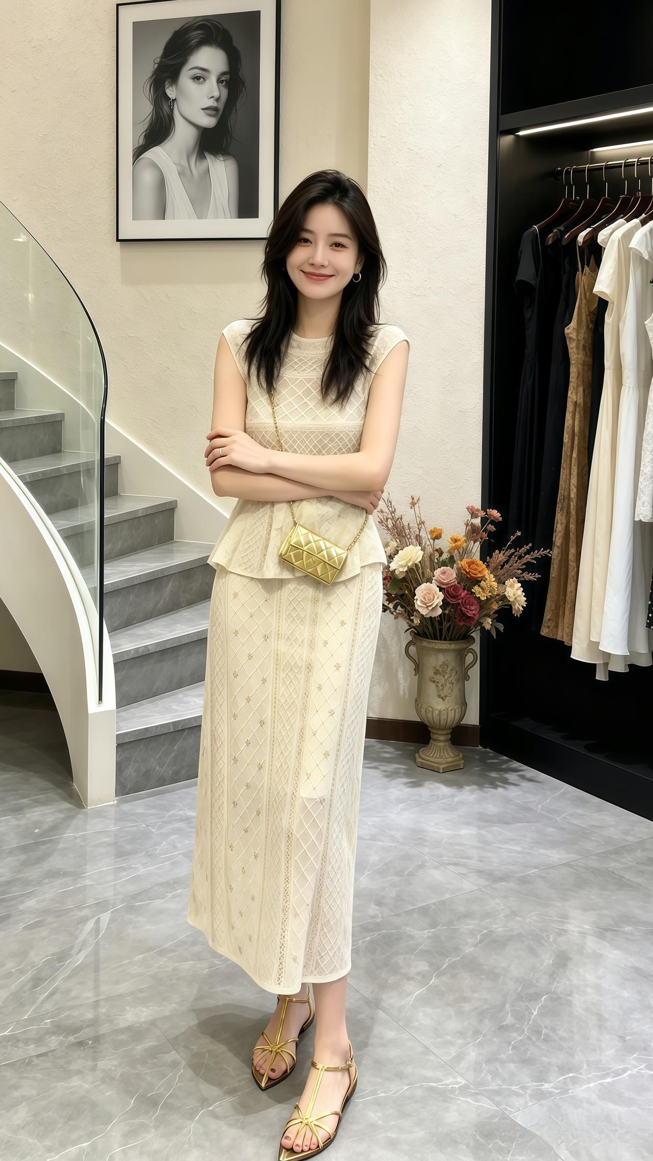 高级感穿搭 优雅名媛风高级感裙套装 法式高智感穿搭 气质穿搭穿搭