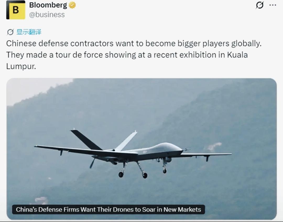 我感觉彭博社还是保守了，它似乎忘记了龙哥最擅长的藏……
报道在介绍吉隆坡防务展时