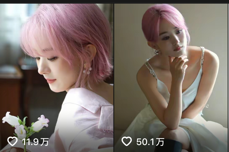 谁懂 明明视频不是抖的调调 却还能高赞原因就是 赵丽颖神颜 ​​​