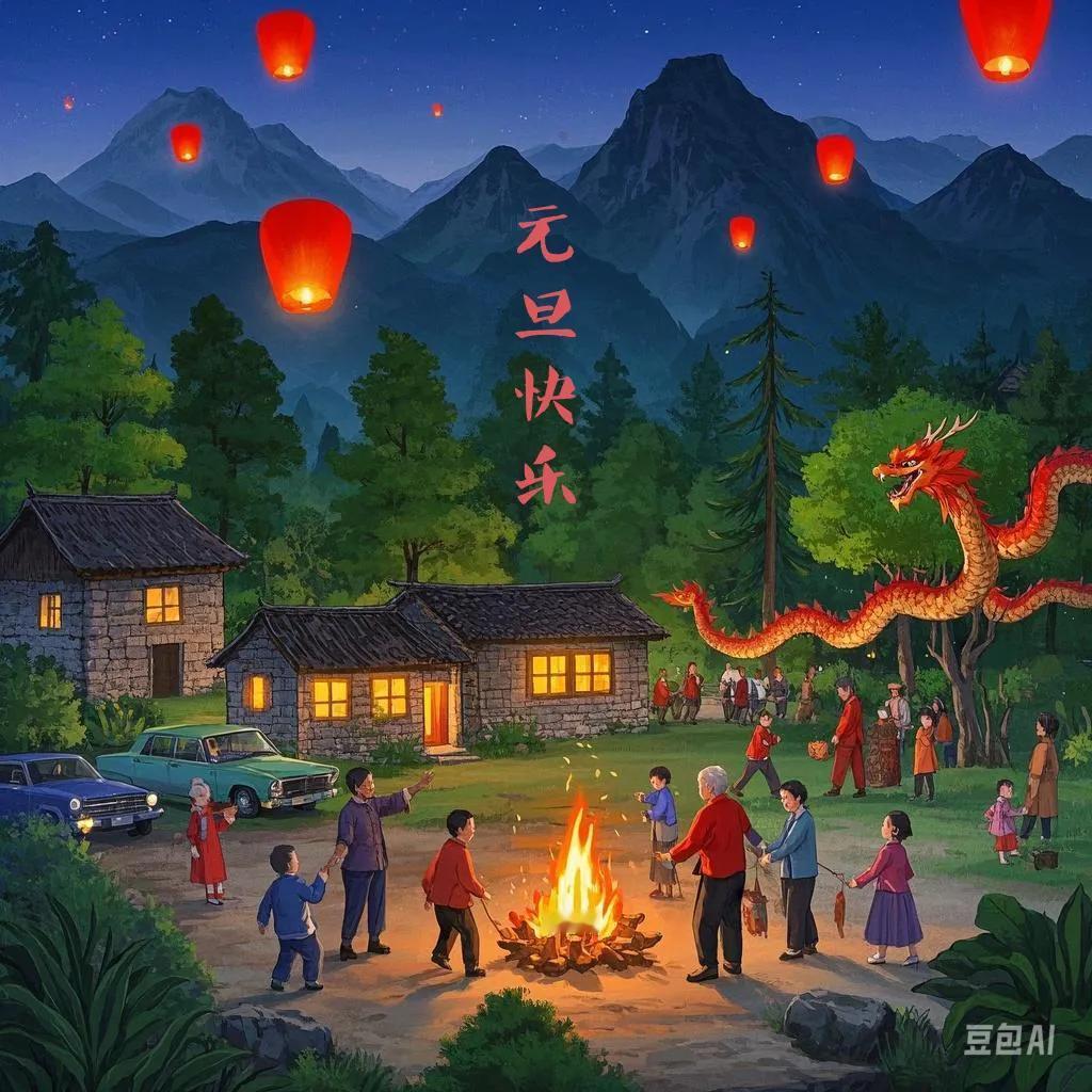 2025年祝大家新年快乐！！！
英语：“Happy New Year！”
法语：