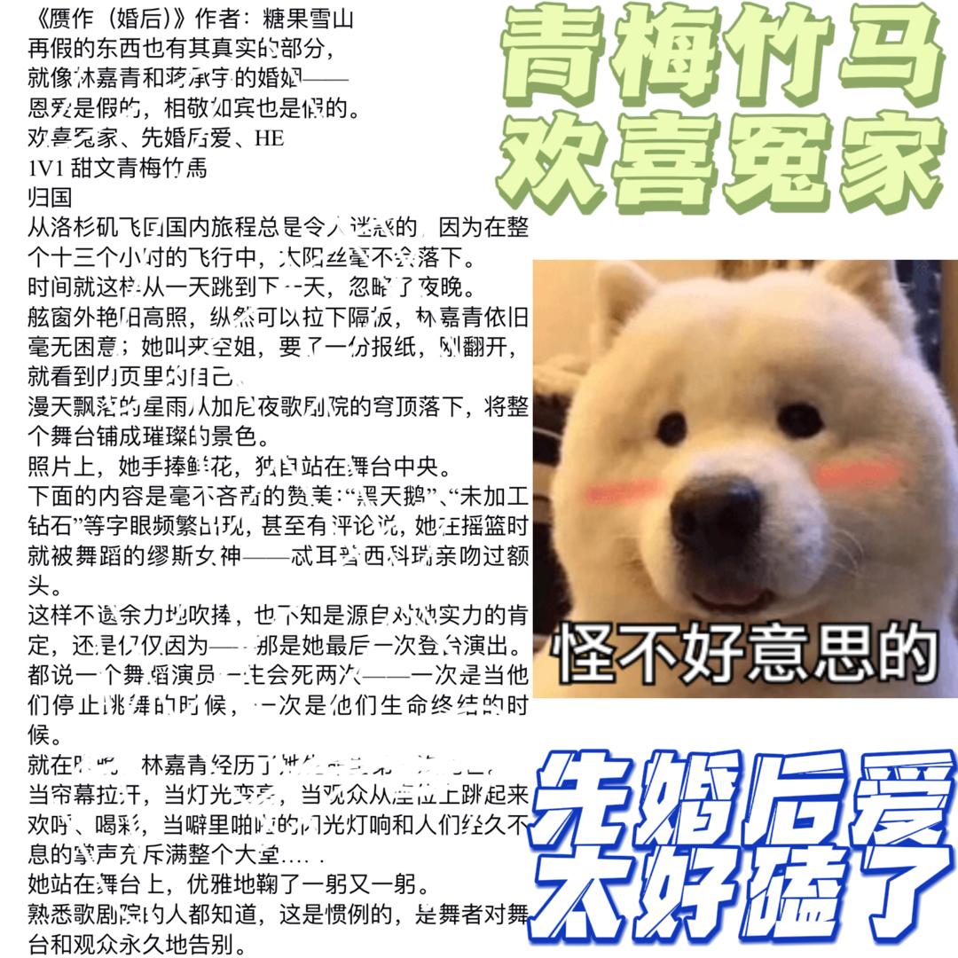 别管我了   先婚后爱我嗑了