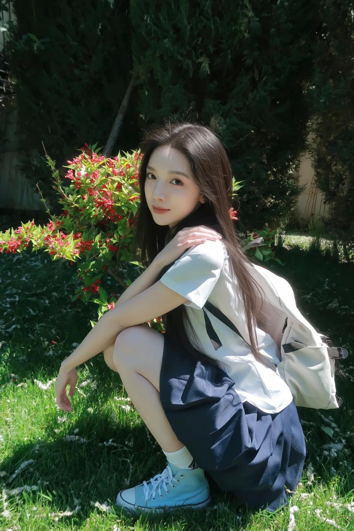清纯美丽！