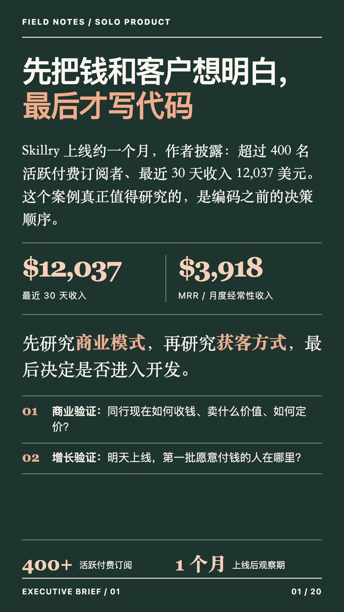 「先把收钱和获客想透，最后才轮到写代码」在AI工具把开发周期压缩到几天的当下，上