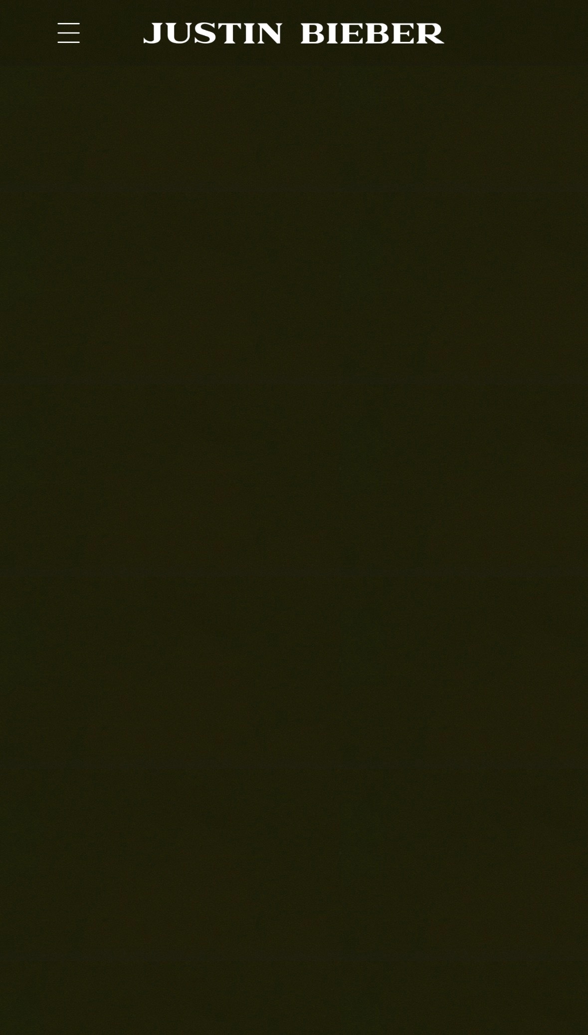 Justin Bieber 官网新增巡演页面： 