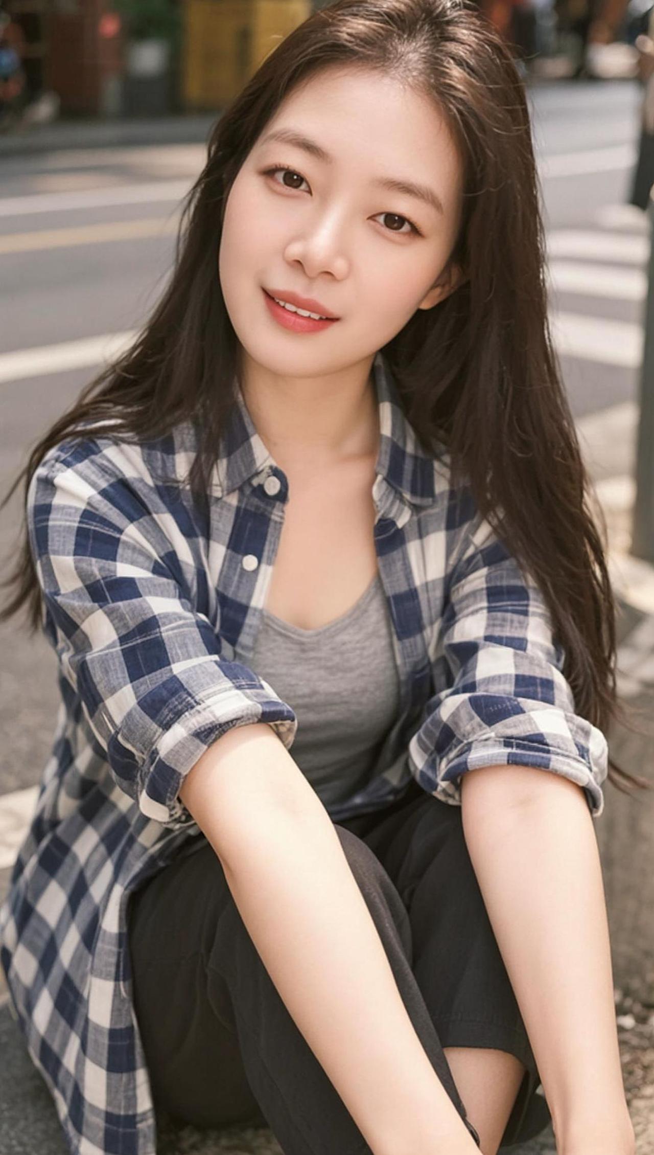 AI休闲随拍 甜美女孩 日常分享 气质穿搭 清纯甜美