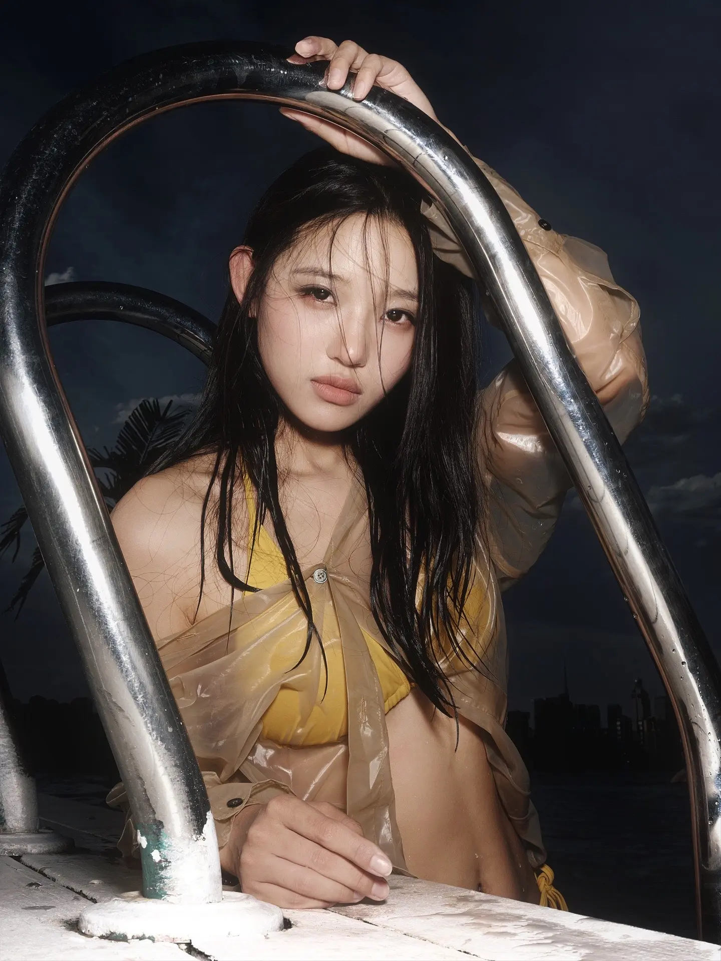 暴雨前。她说多拍点 MODEL
