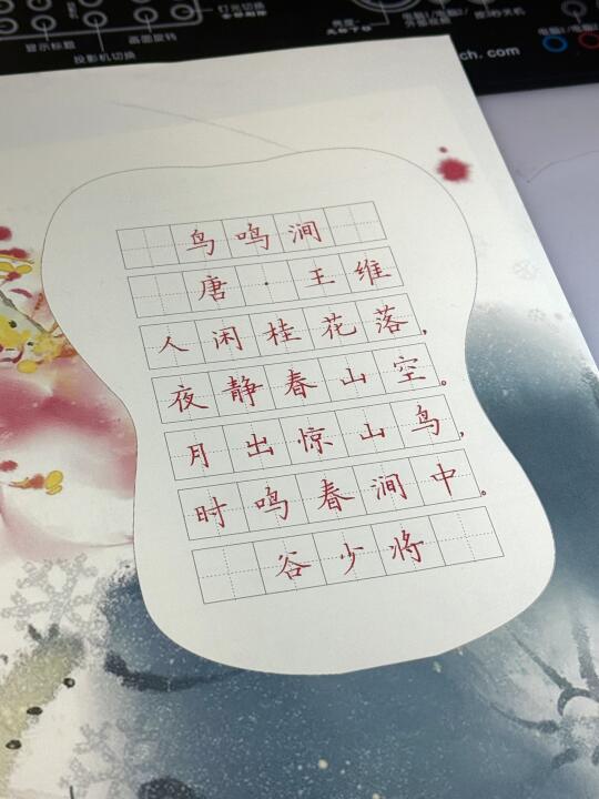 课前古诗练习✍️