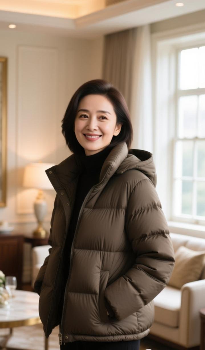 看到这个新闻真的挺感触的。孙俪作为一线明星，一件羽绒服能穿15年，这在追求快速消