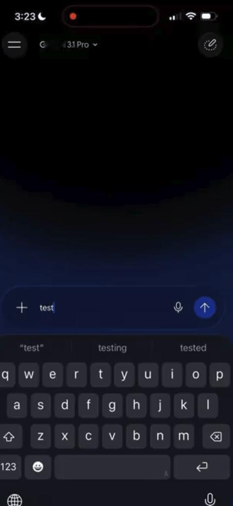 Gemini iOS版终于要全面适配液态玻璃设计语言了，看起来不错，完全重新设计