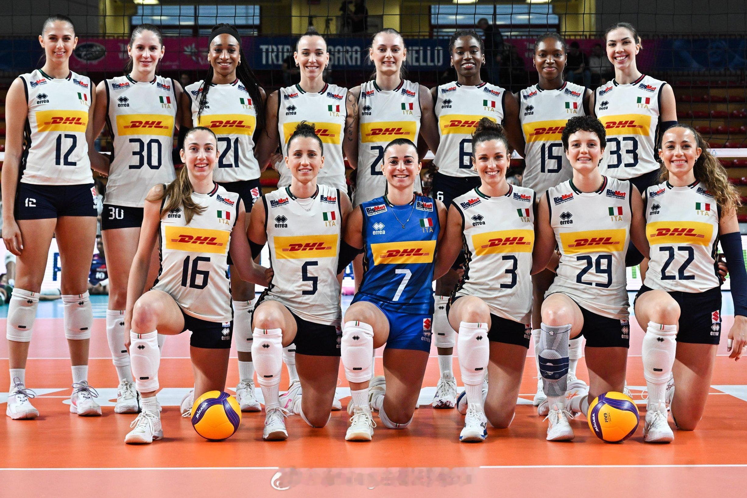 🇮🇹 意大利 5月18日至24日 集训名单🏐 二传：坎比 – 斯科拉💥 