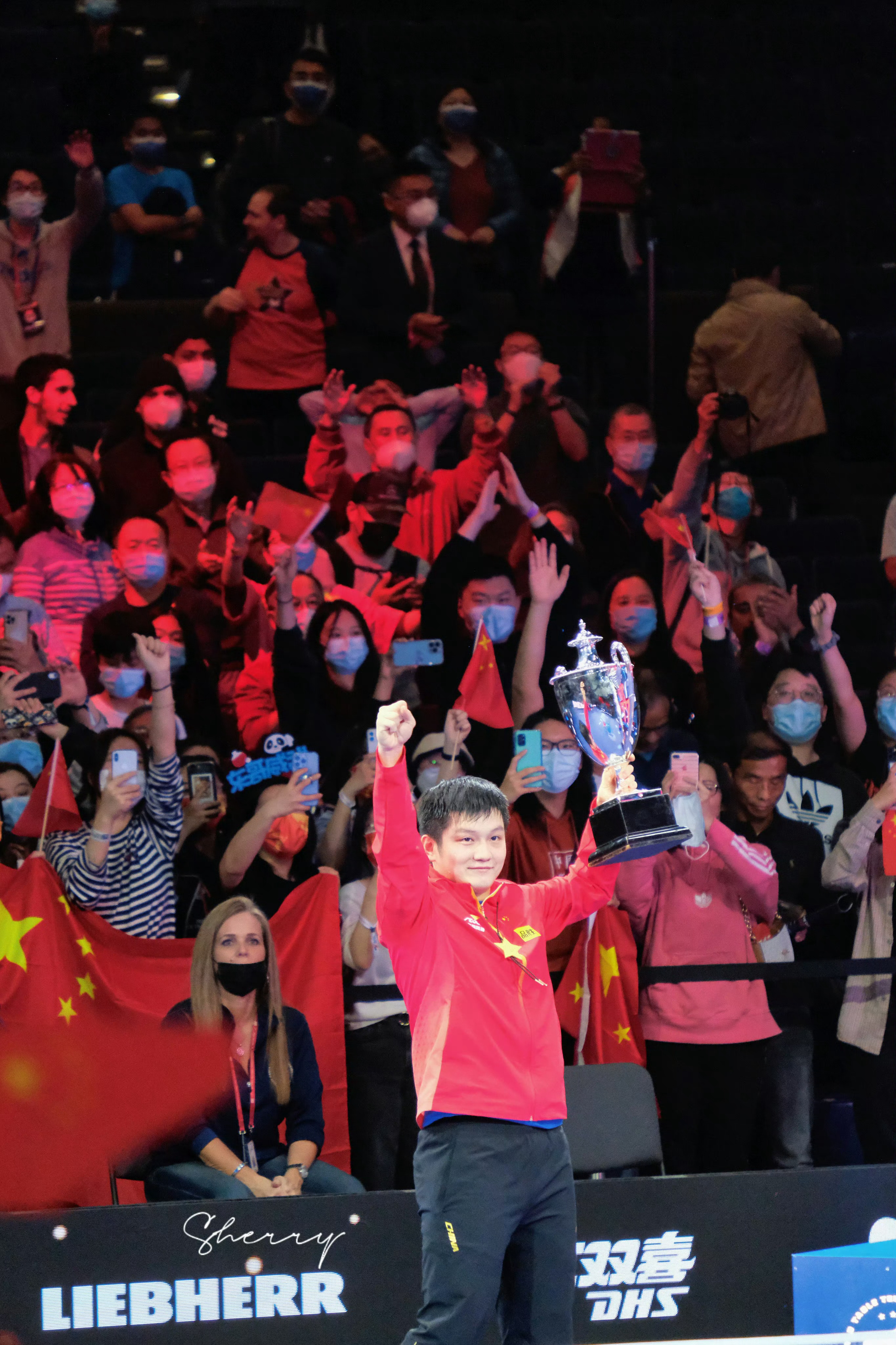 樊振东休斯顿世乒赛夺冠四周年 超喜欢的一张图 宝宝