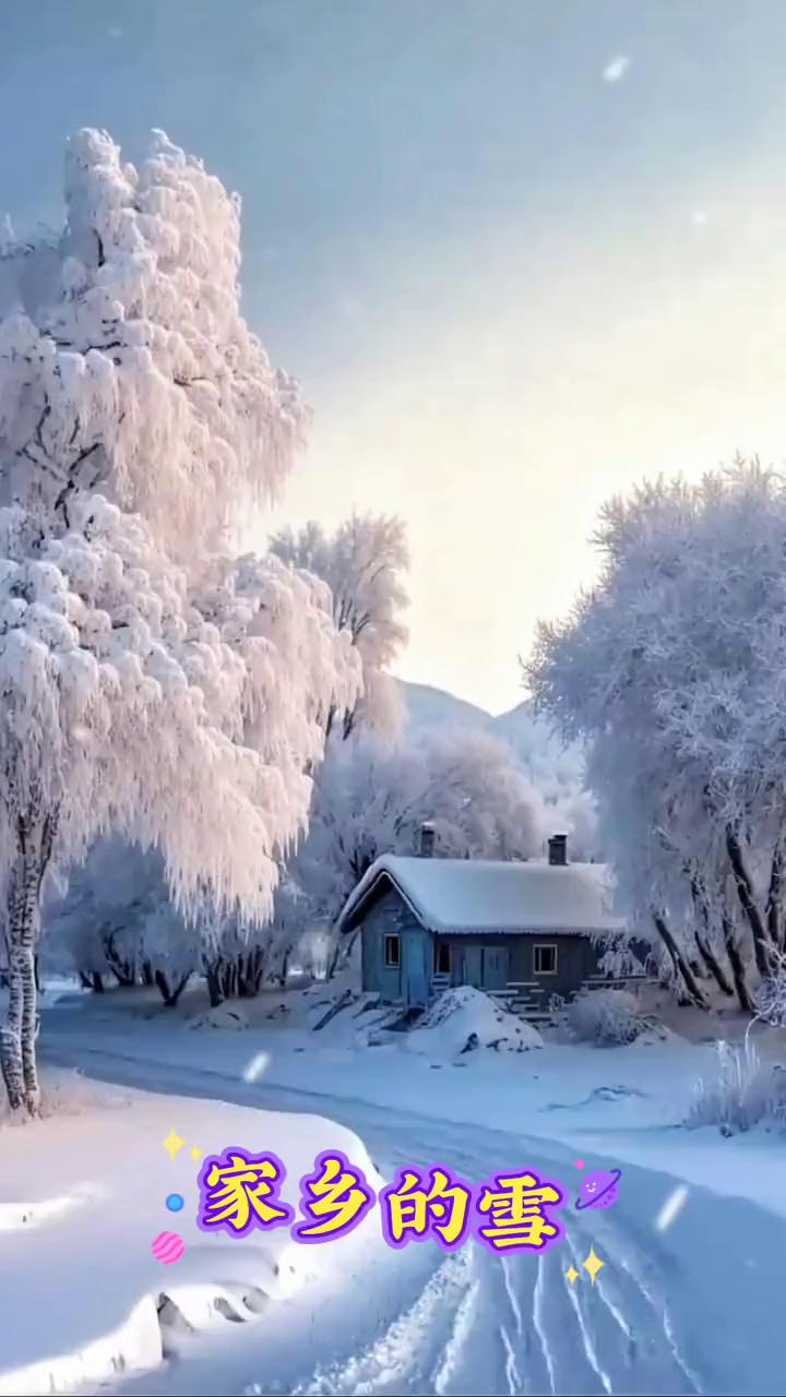 家乡的雪。