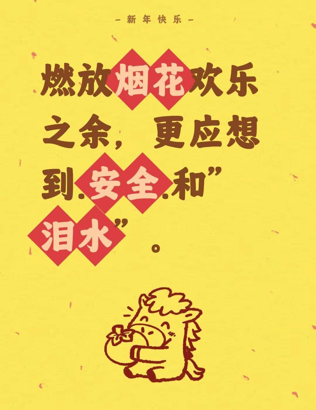 我评论了@摆烂闲🐟 的作品：燃放烟花欢乐之余，更应想到.安全.和”泪水”。