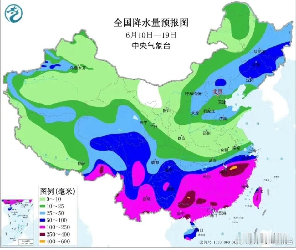 广东要成暴雨中心了。12号起雨就多起来，13到15号是龙舟水集中期，之后雨也不停