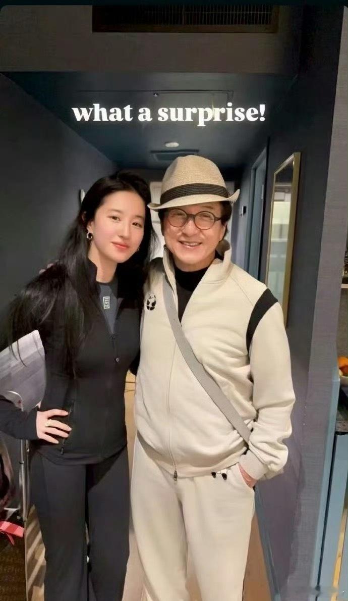 神仙姐姐还是那么多年轻漂亮成龙大哥已经老了...什么时候他俩可以合拍一部电影呀！