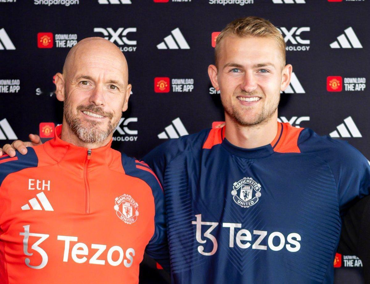 📢 当埃里克·滕哈赫被告知马泰斯·德利赫特并不适合曼联时——招募团队将他称为“