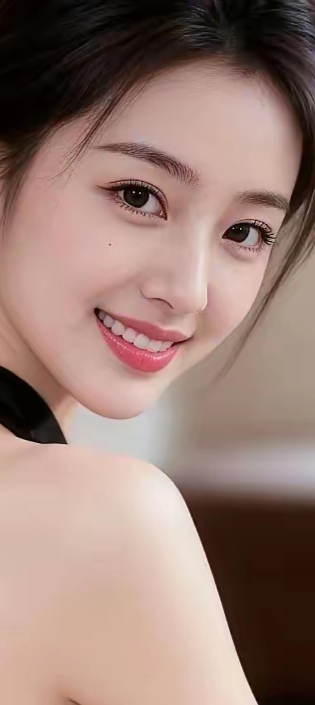 甜美笑容，温柔眼眸，元气满满的一天从这里开始！🌟✨