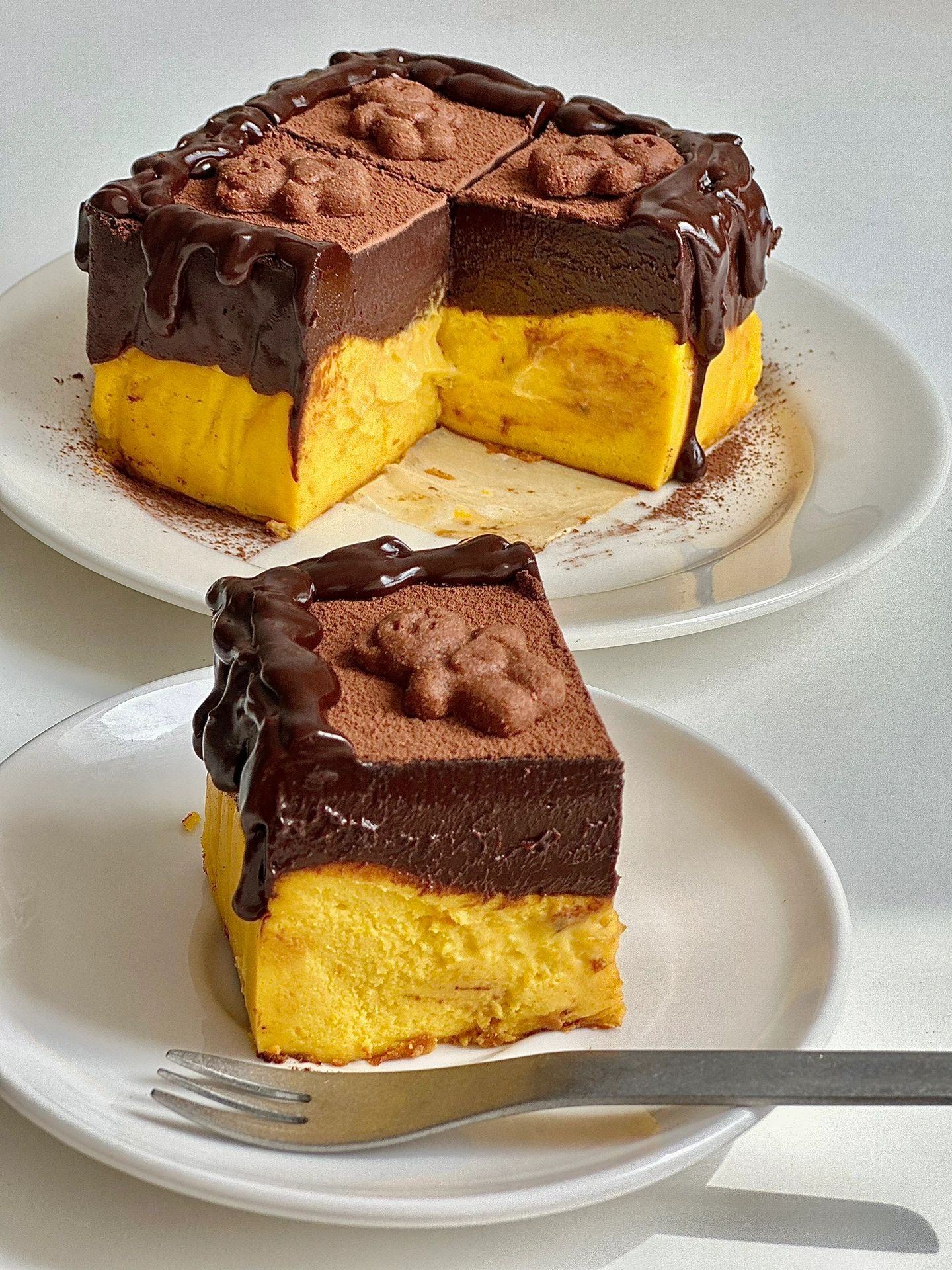 多重口感🎃南瓜生巧巴斯克蛋糕