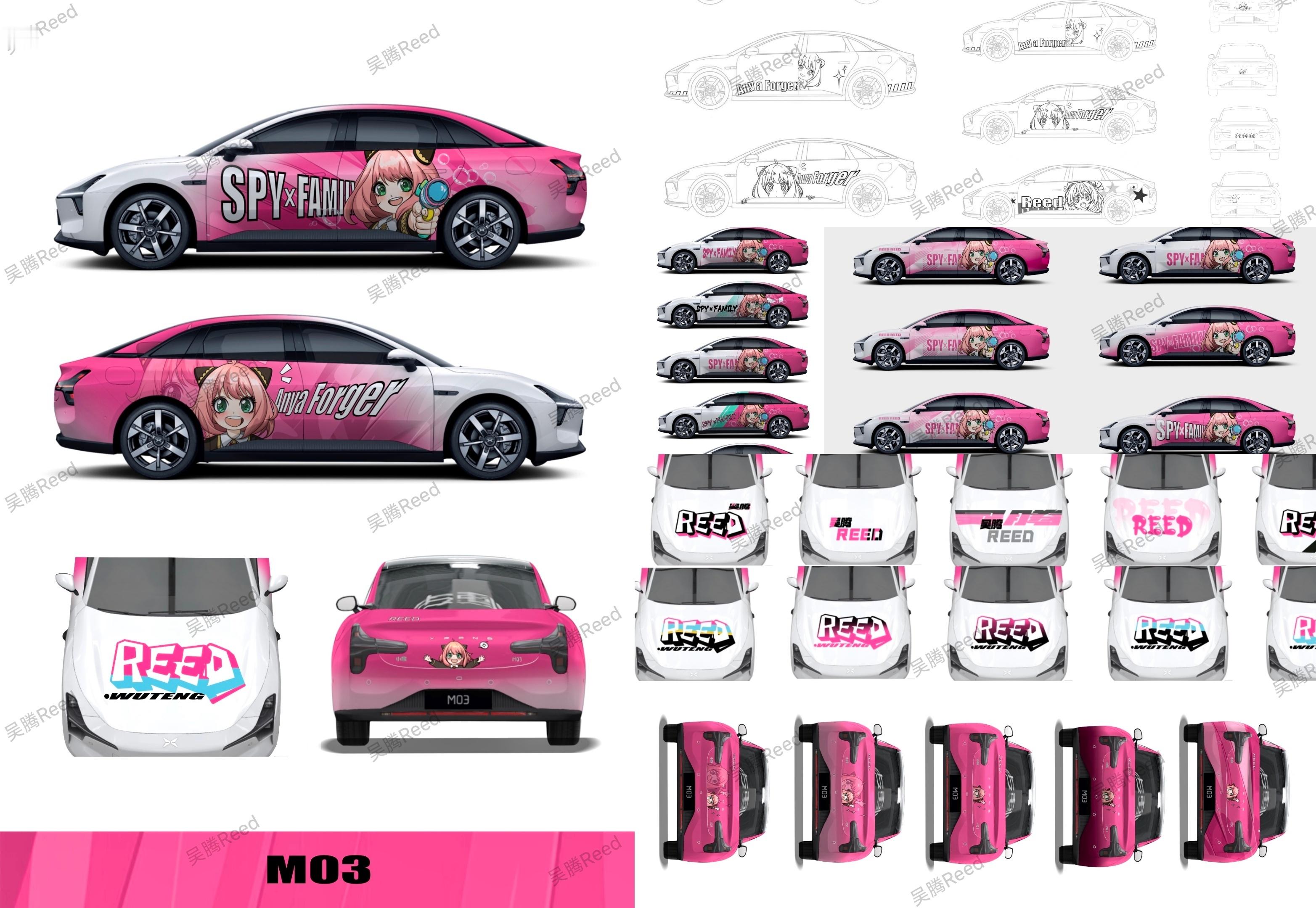 小鹏MONA M03阿尼亚主题历经一个月，最终版本~ ​​​