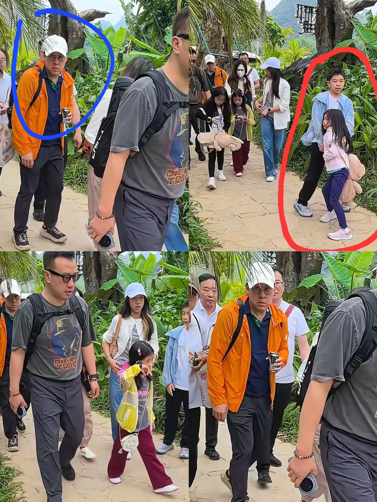 清明假期霍启刚带三娃打卡广西伏那秘境，豪门奶爸带娃的名场面直接看笑全网。

全程