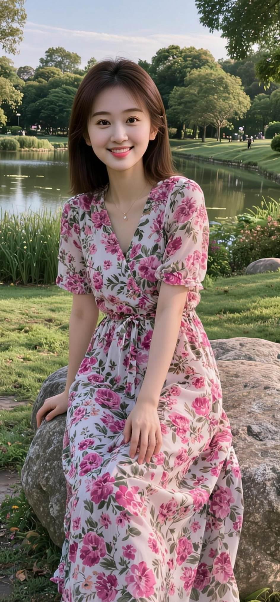 AI花间逸影 时尚个性穿搭 姐妹穿搭