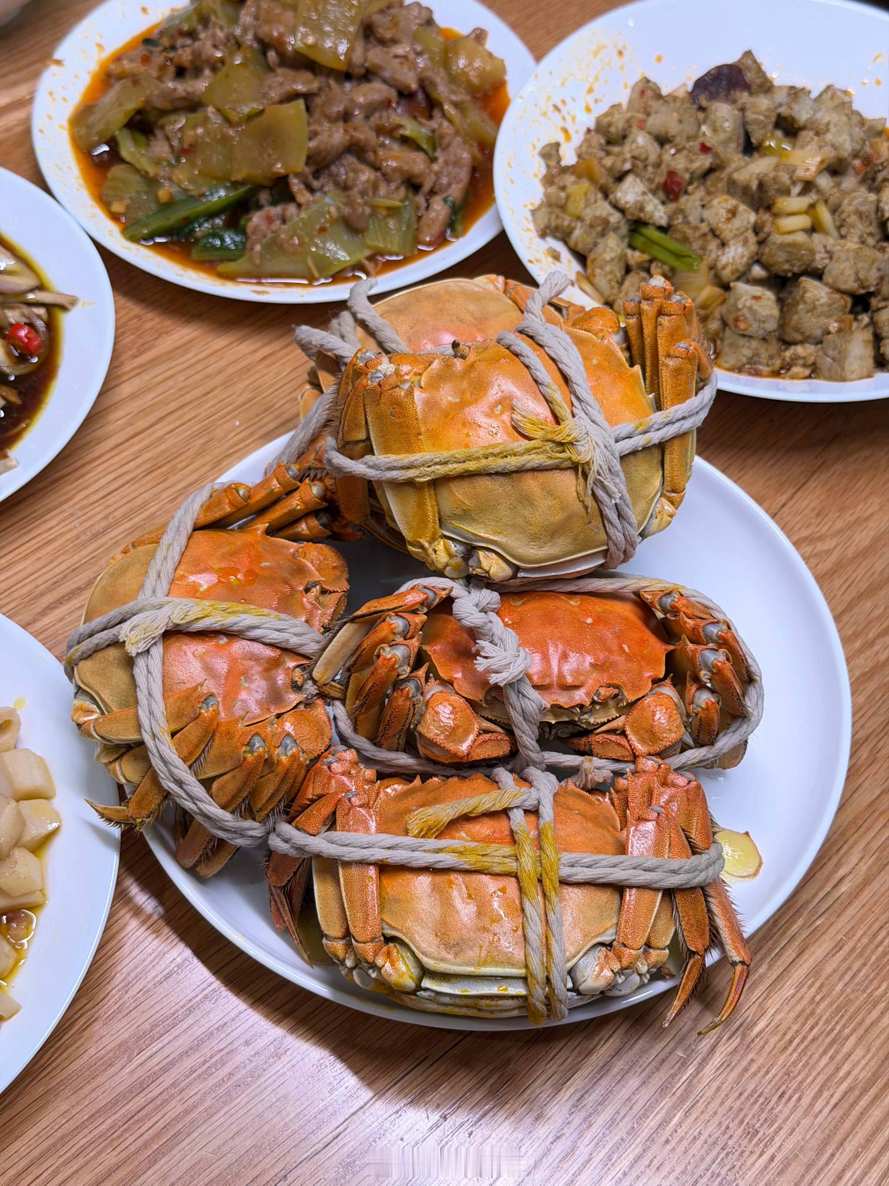 立冬快乐呀！今天吃饺子了吗🥟我吃的螃蟹嘿嘿揪20个姐妹✖️50🧧      