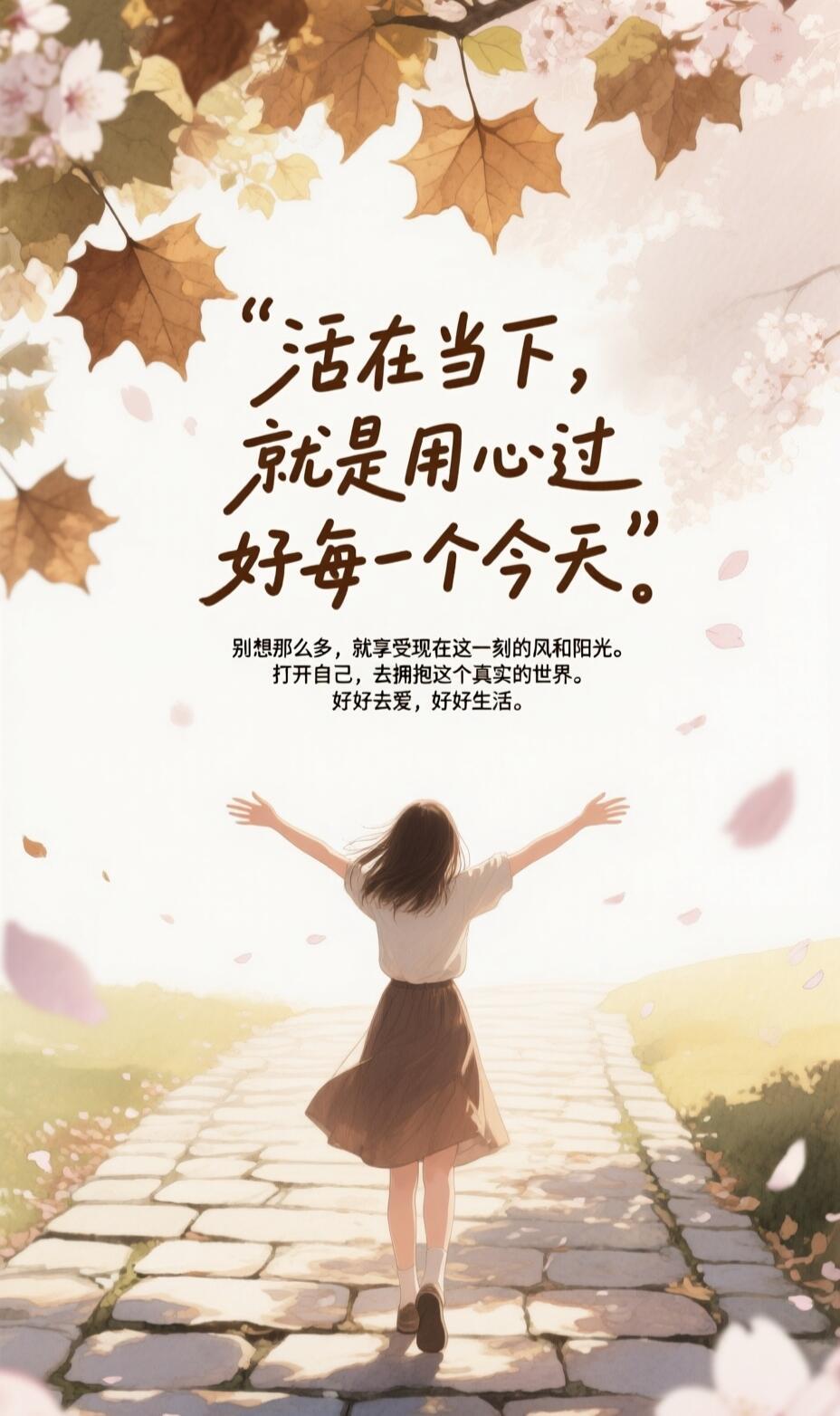 走过岁月匆匆，才懂世间最美的风景，从不是远山阔水、繁华烟火，而是内心的安稳，日子