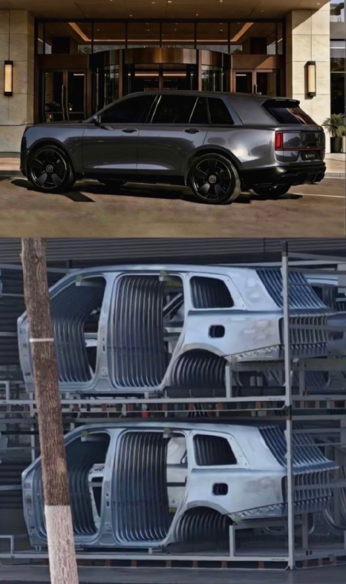 小米YU9的侧围外板总成曝光了：采用一体化大冲压工艺，把前门环、后门环、后翼子板