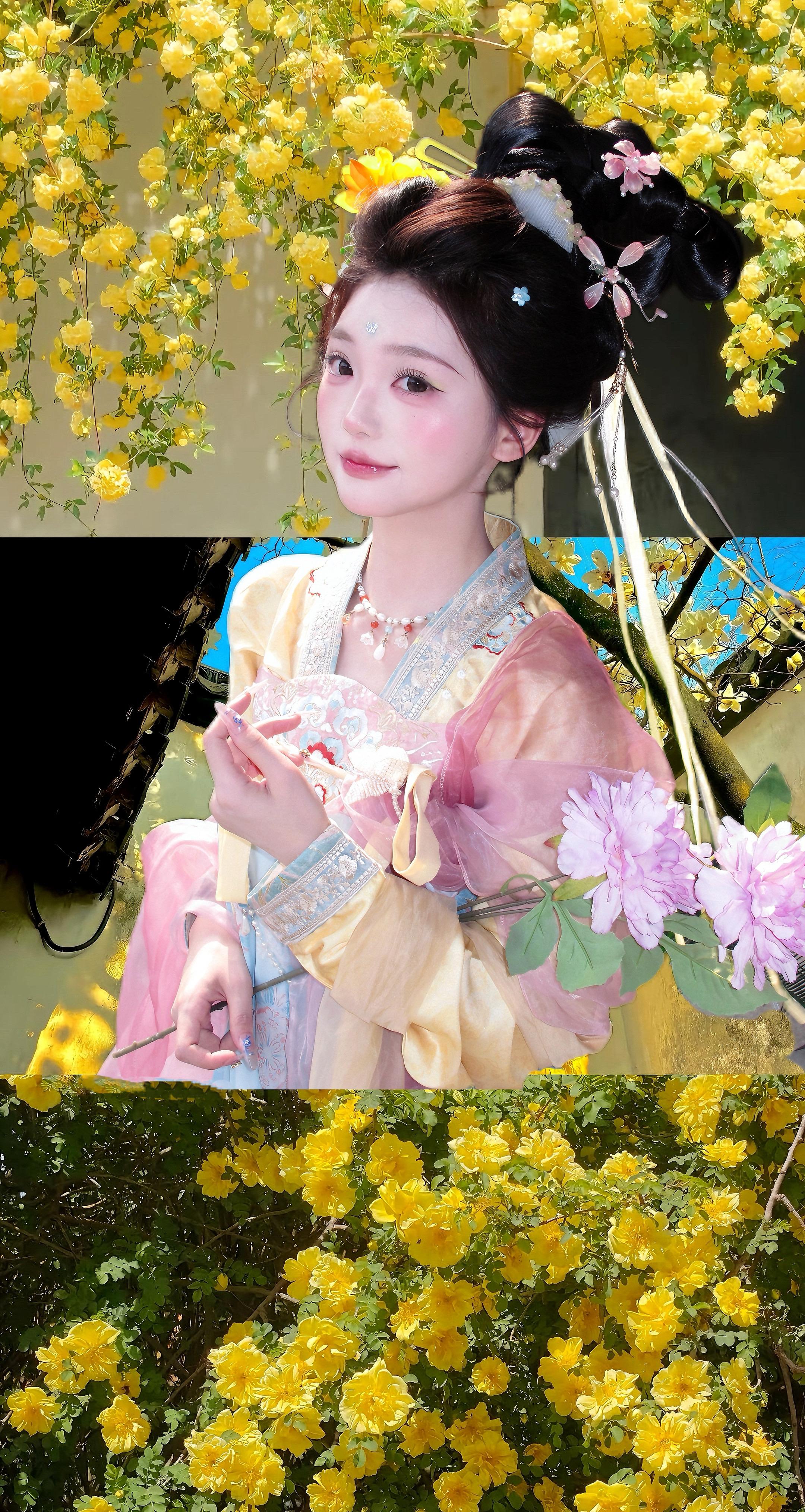 听夜雨 我和你初遇。小唐风三拼图