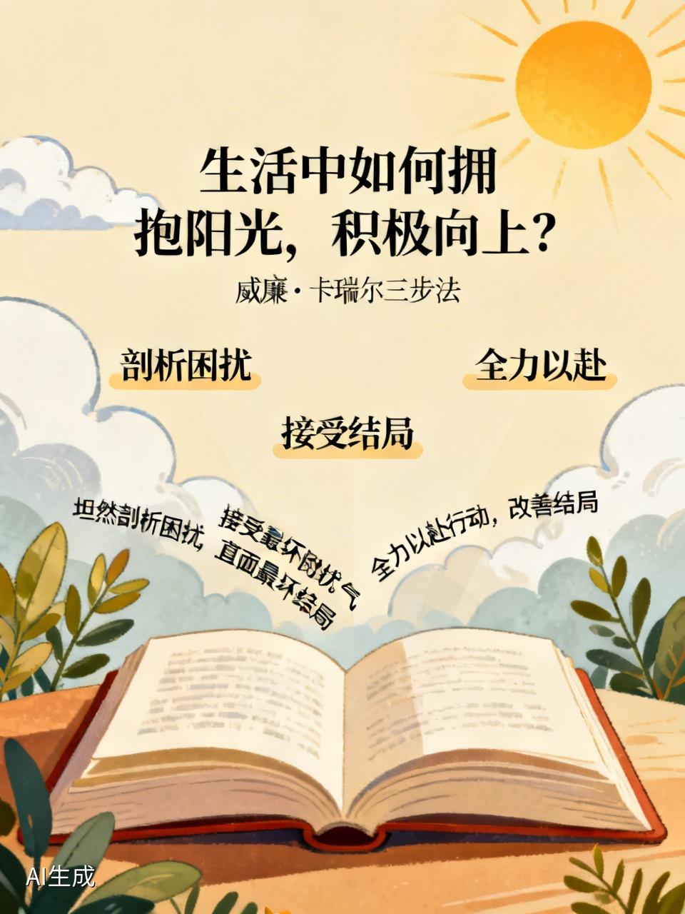 生活中如何拥抱阳光,积极向上? 生活中拥抱阳光、积极向上，有不少妙招。可以试试威