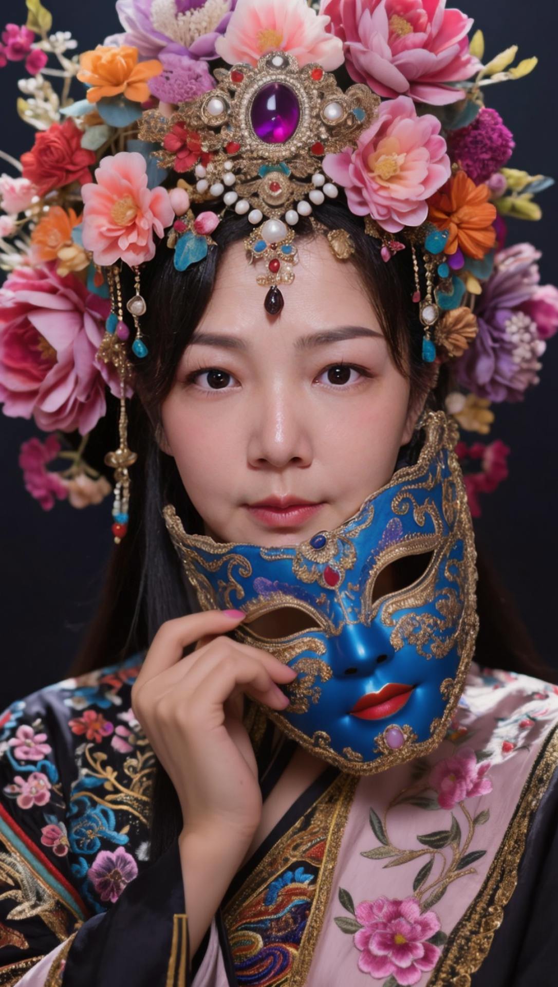 AI古风花钿写真