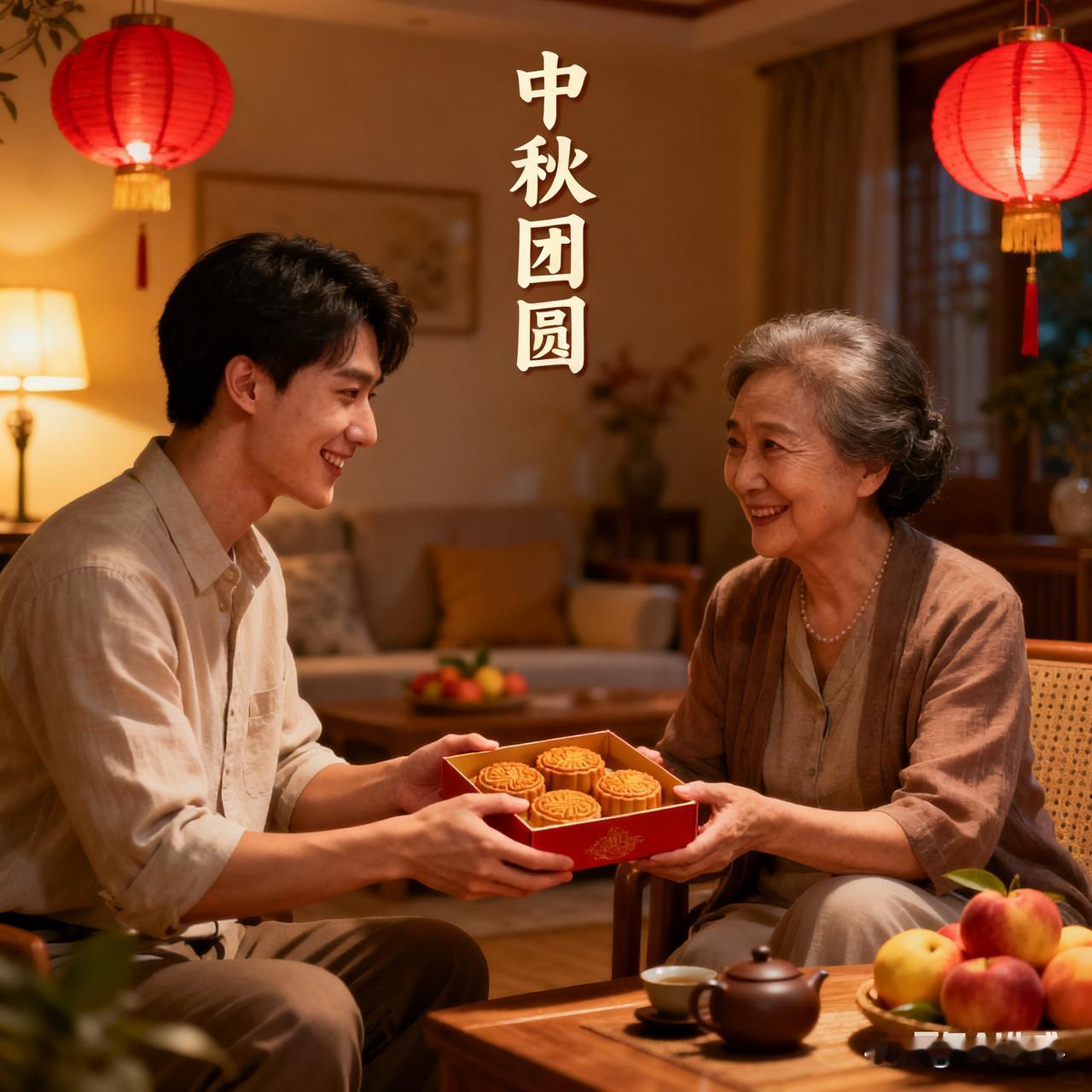 中秋这一天，儿女们都盼着和父母好好聚聚，把藏在心底的爱表达出来。
 
一大早，儿