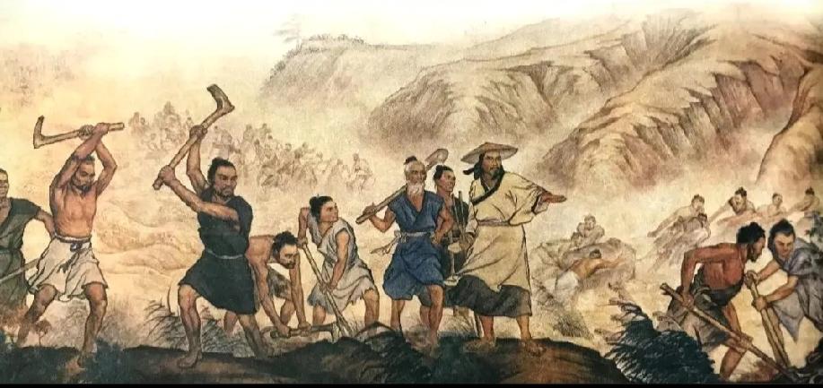 大禹治水，家天下，
少康中兴，桀骜不驯
 
1.大禹治水：疏通河道，三过家门而不