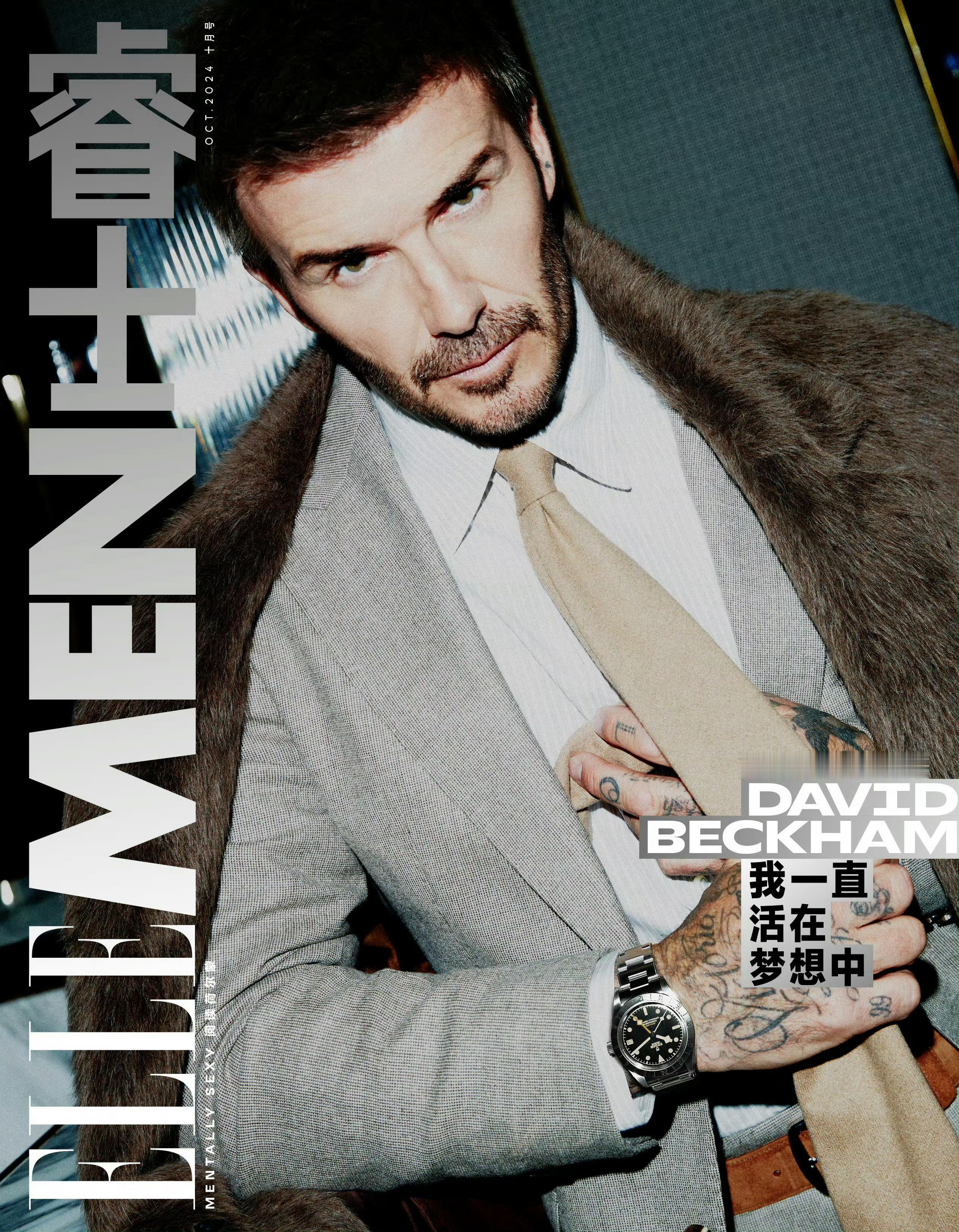 妈呀，帅死了！[色][色]#贝克汉姆# David Beckham 佩戴Tudo