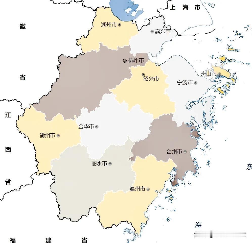 浙江省真的不大，其实也就比重庆市大一些，而且各大城市之间的距离也是非常近。

杭