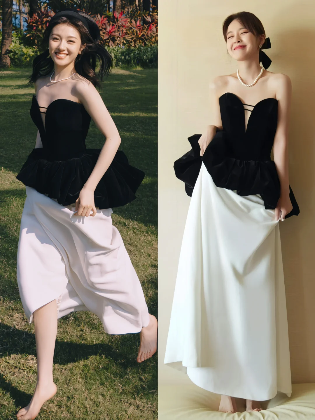 李兰迪&张佳宁 同款礼服的不同打开方式！