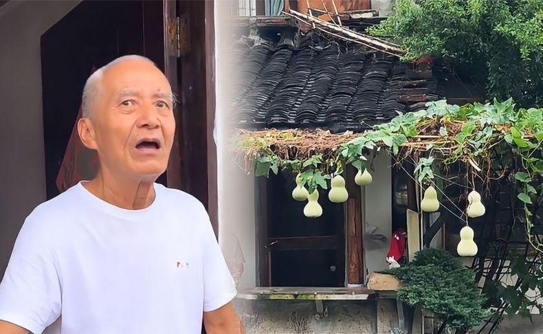 葫芦娃爷爷剪葫芦求清静！结果反被隔壁咖啡店截胡，游客转向隔壁打卡……