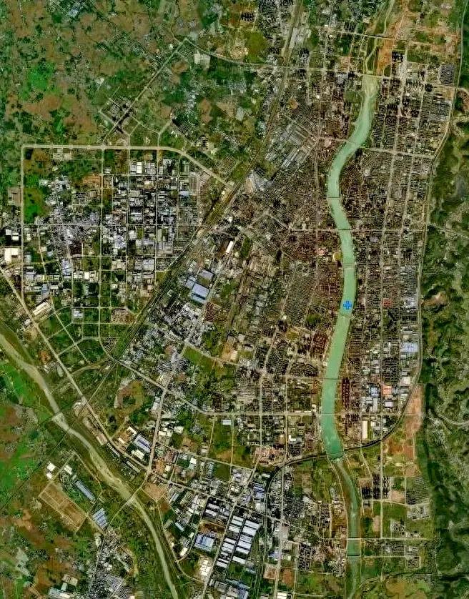 四川省德阳市卫星图