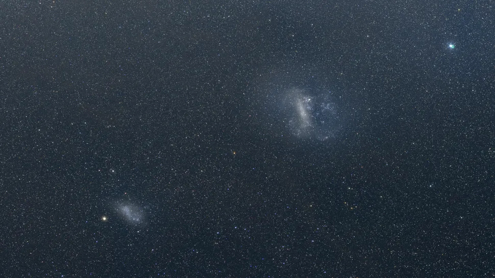【最新研究证实：小麦哲伦星云正被大麦哲伦星云引力瓦解】VISTA 望远镜 11 