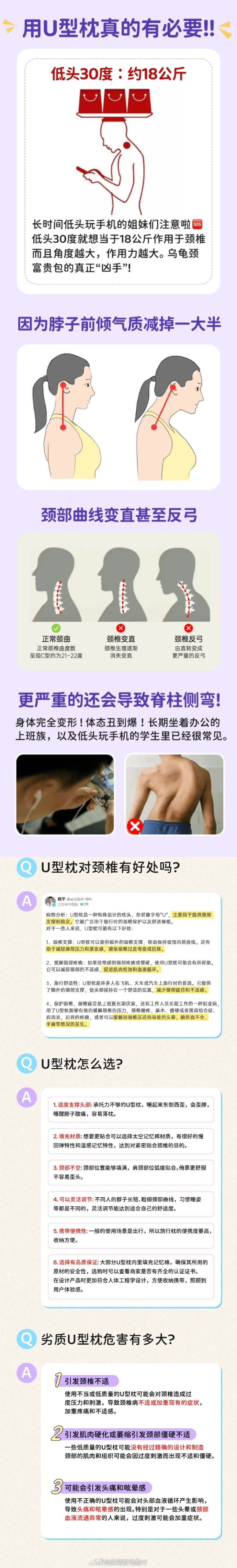 好想把这东西变成挂件永远挂身上、、我平时低头用手机的时间比较多，所以特别害怕脖子