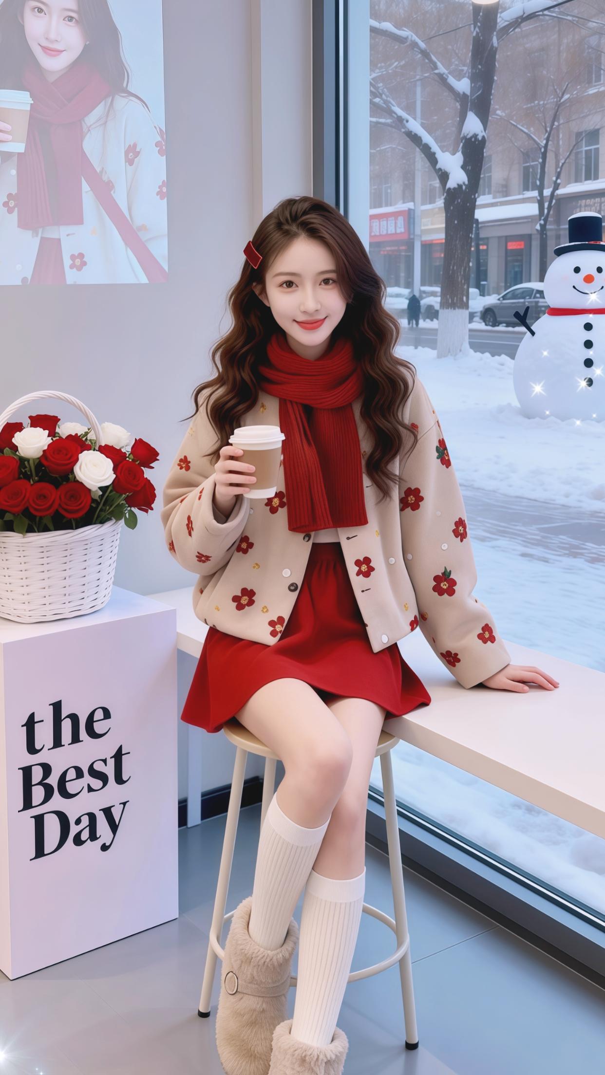 套装两件套 时尚 穿搭 新年战袍 女装