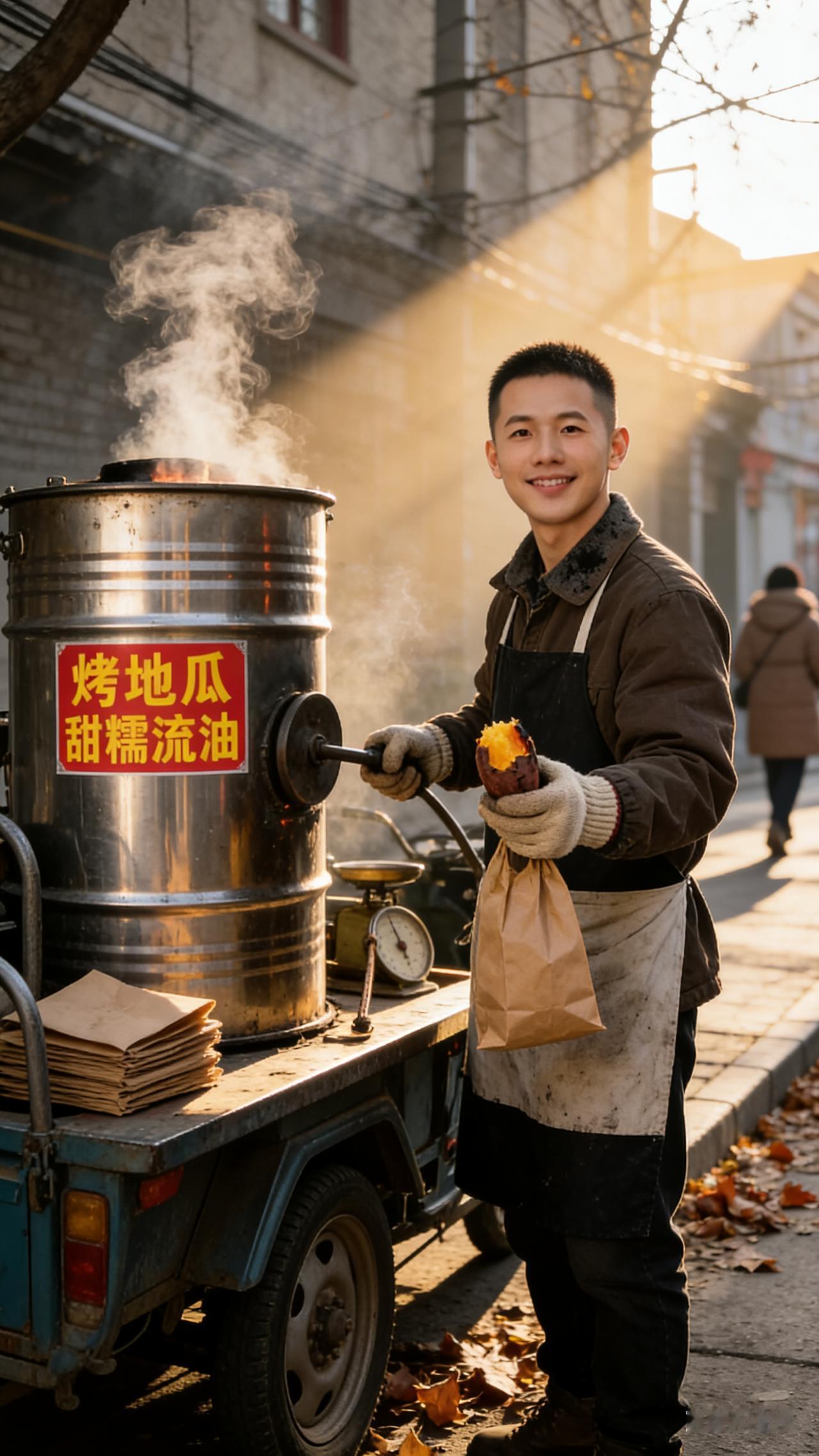 过早成熟的孩子，背后都是无人知晓的沧桑
 
今早散步路过归元寺路，一幕画面，瞬间