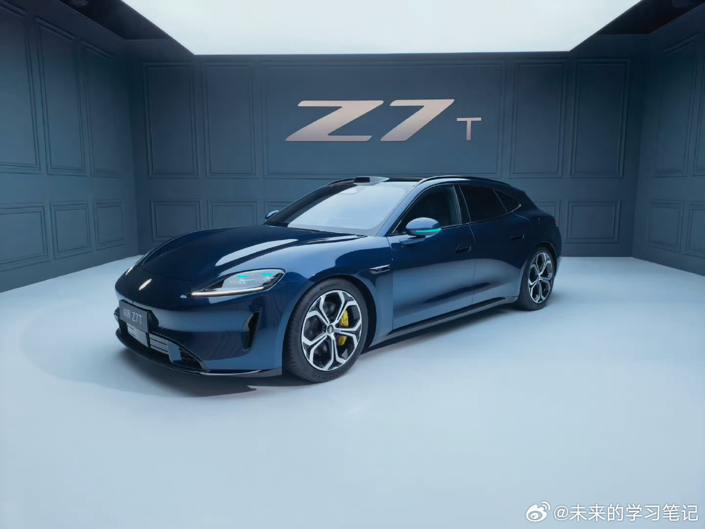 这几天尚界z7 的静态拍摄正在进行，小订的交付公告也发出来了。从到店到巡展车热度