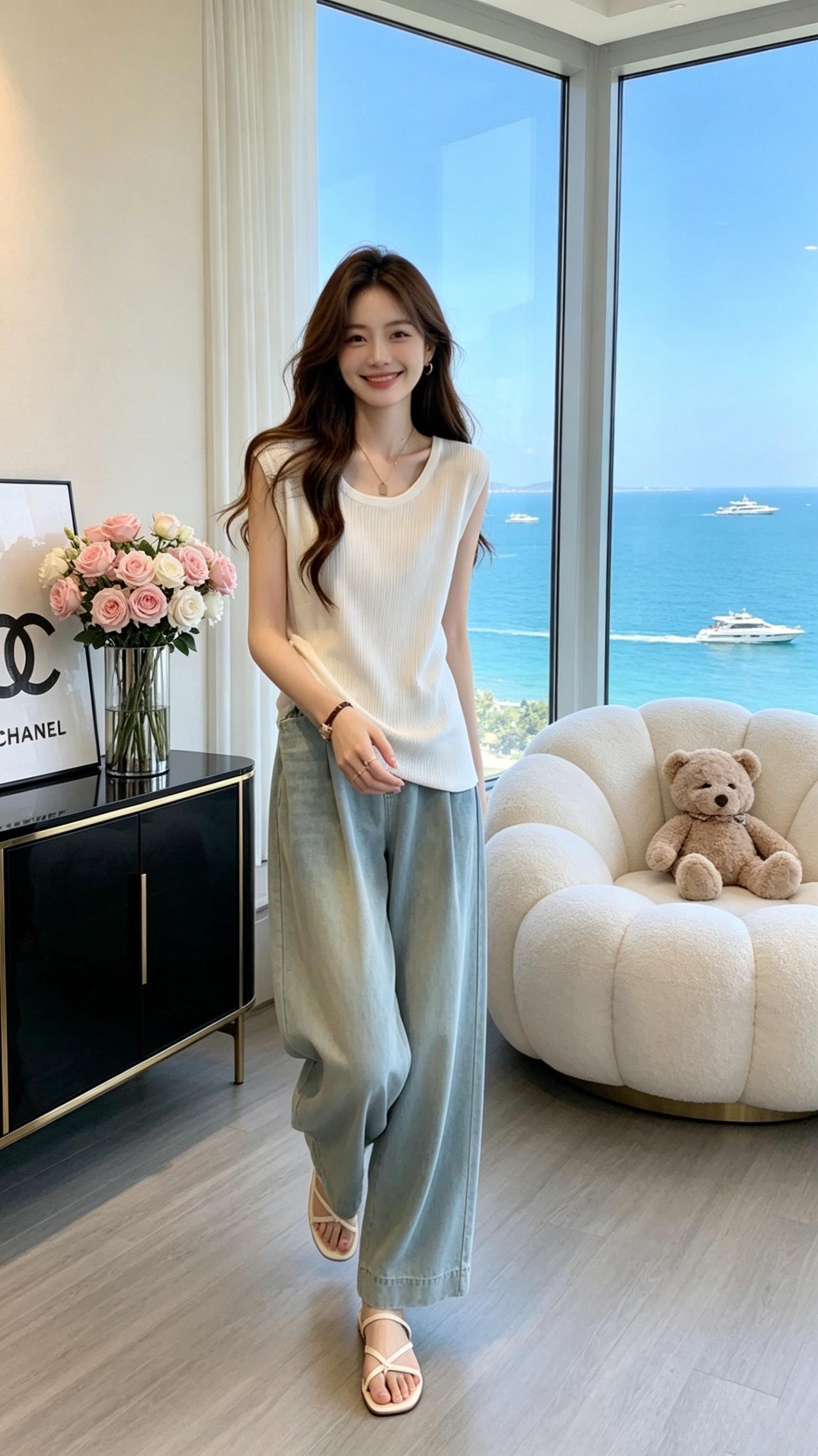 大码遮肚背心 休闲百搭 洋气上档次 谁穿谁好看